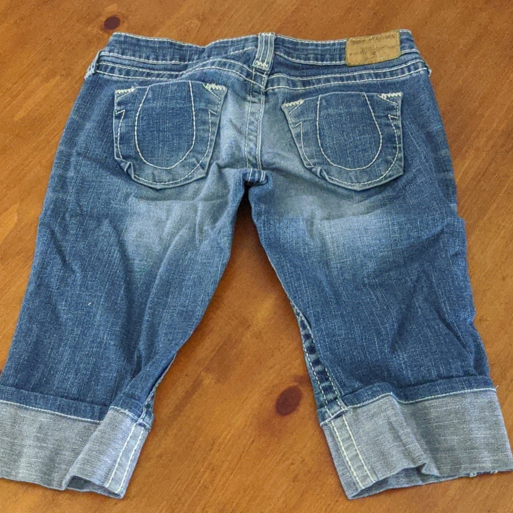 True religion bermuda shorts